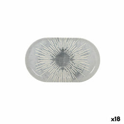 Snackdienblad La Mediterránea Ivar Ovalen 25 x 15 x 2,2 cm (18 Stuks)