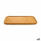 Snackdienblad Rechthoekig Bruin Bamboe 36 x 1,5 x 24 cm (12 Stuks)