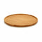 Snackdienblad Rond Bruin Bamboe 30 x 1,5 x 30 cm (12 Stuks)