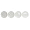 Eetbord DKD Home Decor Wit Porselein 27 x 27 x 2 cm