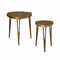 Tower living Alu side 3 corner table - set of 2