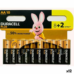 Alkalinebatterijen DURACELL Plus 1,5 V LR06 (12 Stuks)