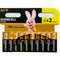 Alkalinebatterijen DURACELL Plus 1,5 V LR06 (12 Stuks)