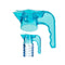 Schenktuit Polypropyleen 14 x 14 x 6 cm Met handvat (36 Stuks)