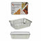Set Keukenservies Wegwerpbaar Met deksel Aluminium 19 x 6,8 x 25,5 cm (24 Stuks)