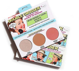 TheBalm Double Crosser Highlighter, Bronzer & Blush Palette 1pc