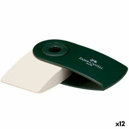 Gom Faber-Castell Sleeve Mini Geval Groen (12 Stuks)