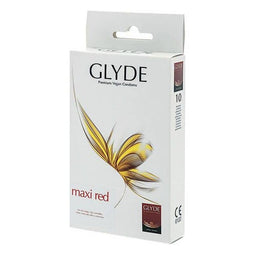 Condooms Glyde Maxi Red 19 cm Nee Ø 5,6 cm