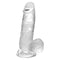 Zwarte Dildo S Pleasures PVC Ø 3,5 cm (11 cm)