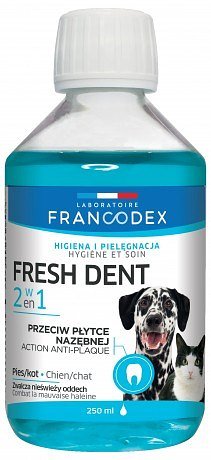 FRANCODEX Fresh dent mondhygiëne vloeistof - honden/katten formule - 250ml