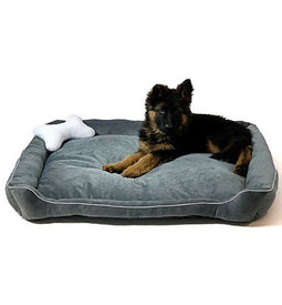 GO GIFT Lux grijs - huisdierenbed - 95 x 70 x 9 cm