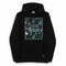 Herenhoodie Vans Night Garden Zwart Maat M