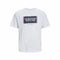 Heren-T-Shirt met Korte Mouwen Jack & Jones Lafayette Box Wit Maat L