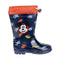 Kinderregenlaarzen Mickey Mouse Blauw Schoenmaat 22