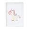 Schilderij Crochetts Multicolour Hout MDF 33 x 43 x 2 cm Eenhoorn