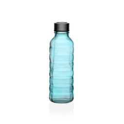 Fles Versa 500 ml Blauw Glas Aluminium 7 x 22,7 x 7 cm