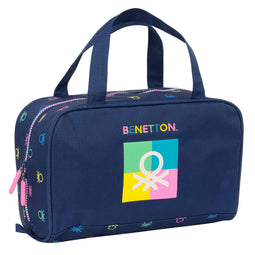 Toilettas voor op School Benetton Cool Marineblauw 31 x 14 x 19 cm