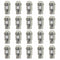 Set Bouten OMP 7075 40 mm M14 x 1,50 20 uds Antraciet