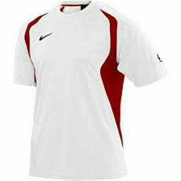Heren Voetbal T-shirt met Korte Mouwen Nike Striker Game Wit Maat XL
