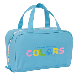 Toilettas voor op School Benetton Spring Hemelsblauw 31 x 14 x 19 cm