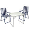 Tafel met twee stoelen Aktive Opvouwbaar Voor de camping