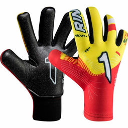 Keeperhandschoenen Rinat Nkam As (Turf) Onana Geel Rood Volwassenen Maat 9