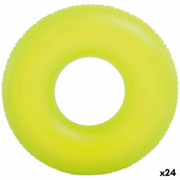 Opblaasbare Drijvende Donut Intex Neon 91 x 91 cm (24 Stuks)