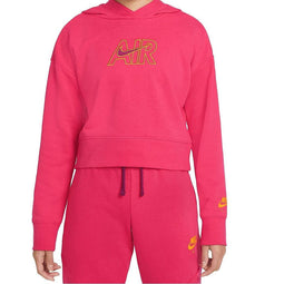 Sweatshirt met Capuchon voor Meisjes CROP HOODIE Nike DM8372 666 Roze Maat 14 Jaar