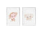 Bladen Crochetts 33 x 43 x 2 cm Olifant Aap 2 Onderdelen