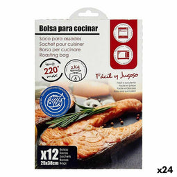 Set tassen 25 x 38 cm Vis Plastic (24 Stuks)