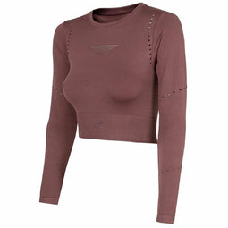 Damessweater zonder Capuchon 4F Donkerrood Maat M/L