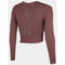 Damessweater zonder Capuchon 4F Donkerrood Maat M/L