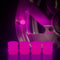 Pluggenset OCC Motorsport OCCLEV003 4 Stuks Fluorescerend Roze
