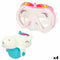 Set van waterpistool en duikbril Eolo Eenhoorn 14,5 x 10 x 6,5 cm (4 Stuks)