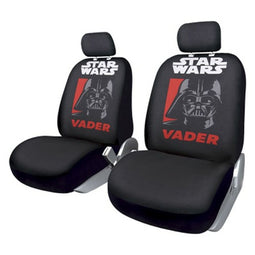 Set hoezen voor zittingen Star Wars Darth Vader Universeel Voorkant Zwart 2 Stuks