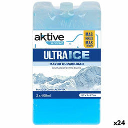 Kou-accumulator Aktive Ultra Ice 400 ml Kou-accumulator 2 Onderdelen 9,5 x 17 x 3 cm (24 Stuks)