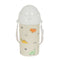 Fles met deksel en rietje Safta Dinos Crème PVC 500 ml