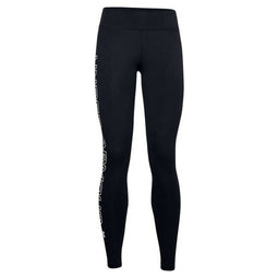 Sportleggings voor Dames Under Armour Favorite Wordmark Zwart Maat L