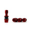 Klep OMP Rood Aluminium 4 uds