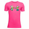 T-Shirt met Korte Mouwen voor kinderen Under Armour UA Tech Roze Maat 18-20 Jaar