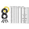 Set spoorverbreders OMP 5x114,3 66,1 M12 x 1,25 + M14 x 1,50 15 mm