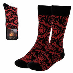 Sokken House of Dragon Targaryen Zwart Schoenmaat 35-41