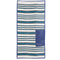 Strandhanddoek Milos Blauw Polypropyleen 90 x 180 cm