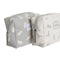 Reistasje DKD Home Decor Wit Grijs polialgodon Dinosaurus 15 x 6 x 12 cm (2 Stuks)