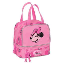 Lunchtrommel Minnie Mouse Loving Roze 20 x 20 x 15 cm