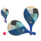 Strandschepjes met Bal 38 x 20 x 0,6 cm Blauw