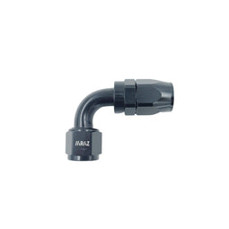 Fitting Mraz OCC9070-12-10-BK AN10 ( 7/8 x 14 UNF) Zwart 90º