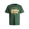 Heren-T-Shirt met Korte Mouwen Jack & Jones JJELOGO TEE SS 12246690 Groen Maat L