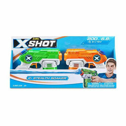 Waterpistool X-Shot Warfare Double Small Stealth 2 Onderdelen 16 x 13 x 3 cm