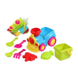 Strandspeelgoedset Train (8 pcs) 22 x 14 cm